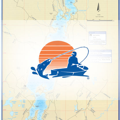 Little Sebago Lake Fishing Map