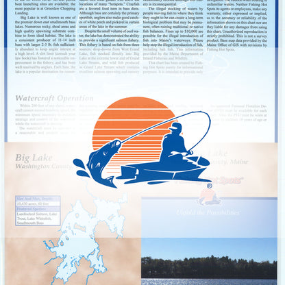 Big Lake Fishing Map
