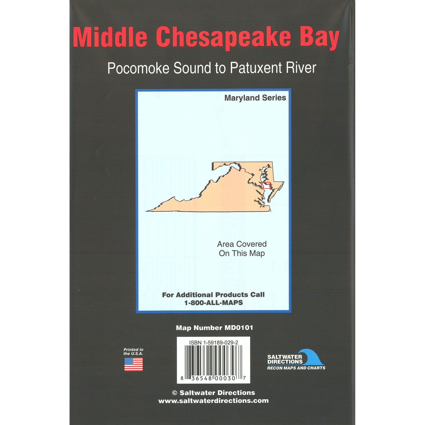 Middle Chesapeake Bay - Pocomoke Sound to Patuxent