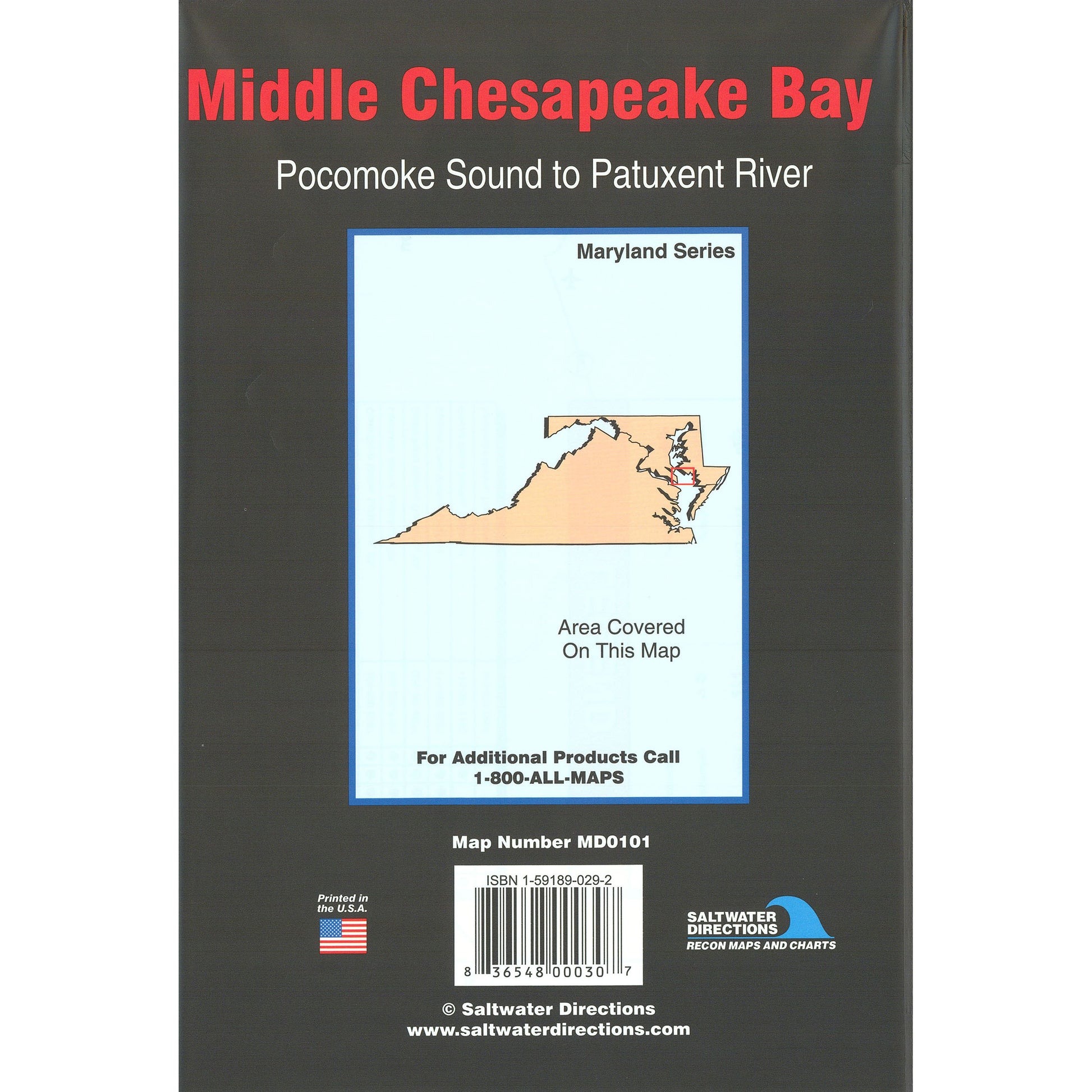 Middle Chesapeake Bay - Pocomoke Sound to Patuxent