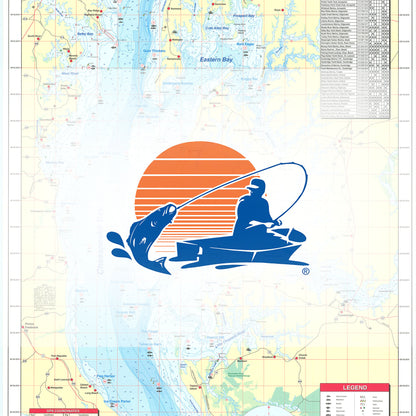 Upper Chesapeake Bay  Cove Point to Annapolis Fishing Map