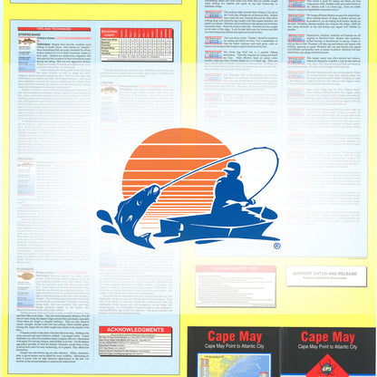 Cape May Fishing Map  Cape May to Atlantic City