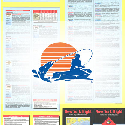 New York Bight Raritan Bay to Atlantic Ocean Fishing Map