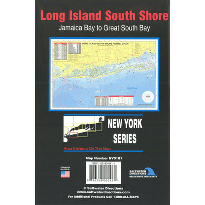Long Island South  Jamaica Bay to Great South Bay Fishing Map