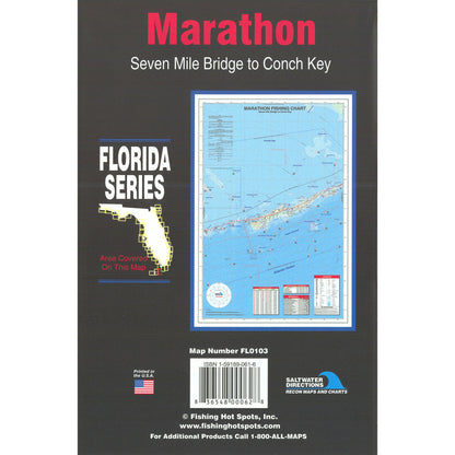 Marathon  Seven Mile Bridge to Conch Key Fishing Map