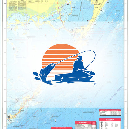Key Largo  Plantation Key to Card Sound Fishing Map
