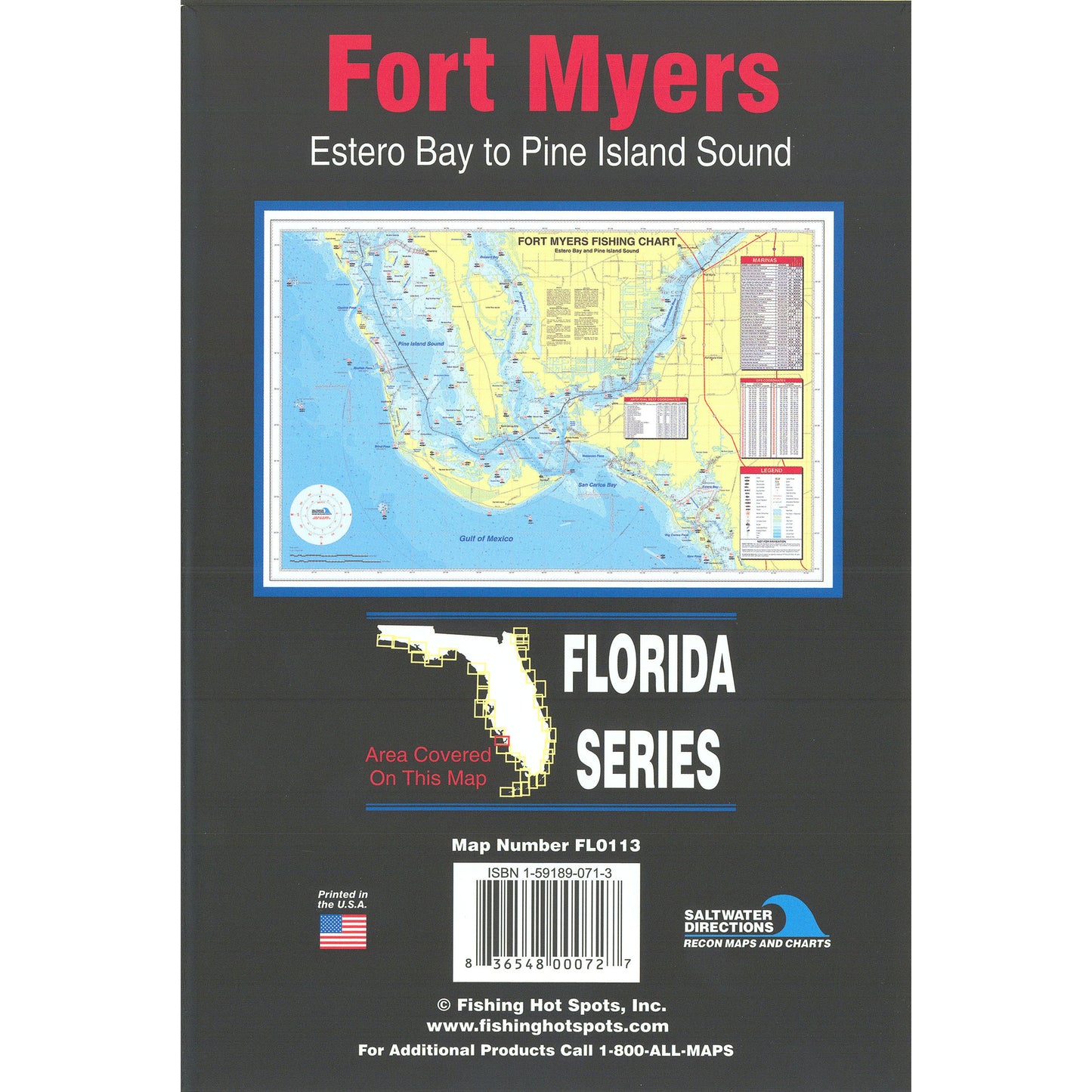Fort Myers  Estero Bay to Pine Island Sound Fishing Map