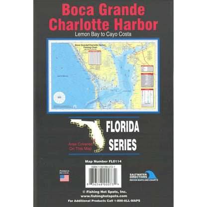 Boca Grande/Charlotte Harbor  Lemon Bay to Cayo Costa Fishing Map