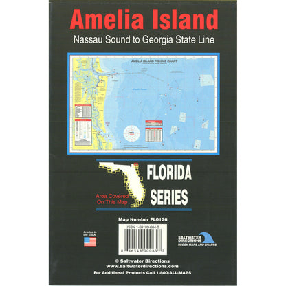 Amelia Island - Nassau Sound to Georgia State Line saltwater fishing map