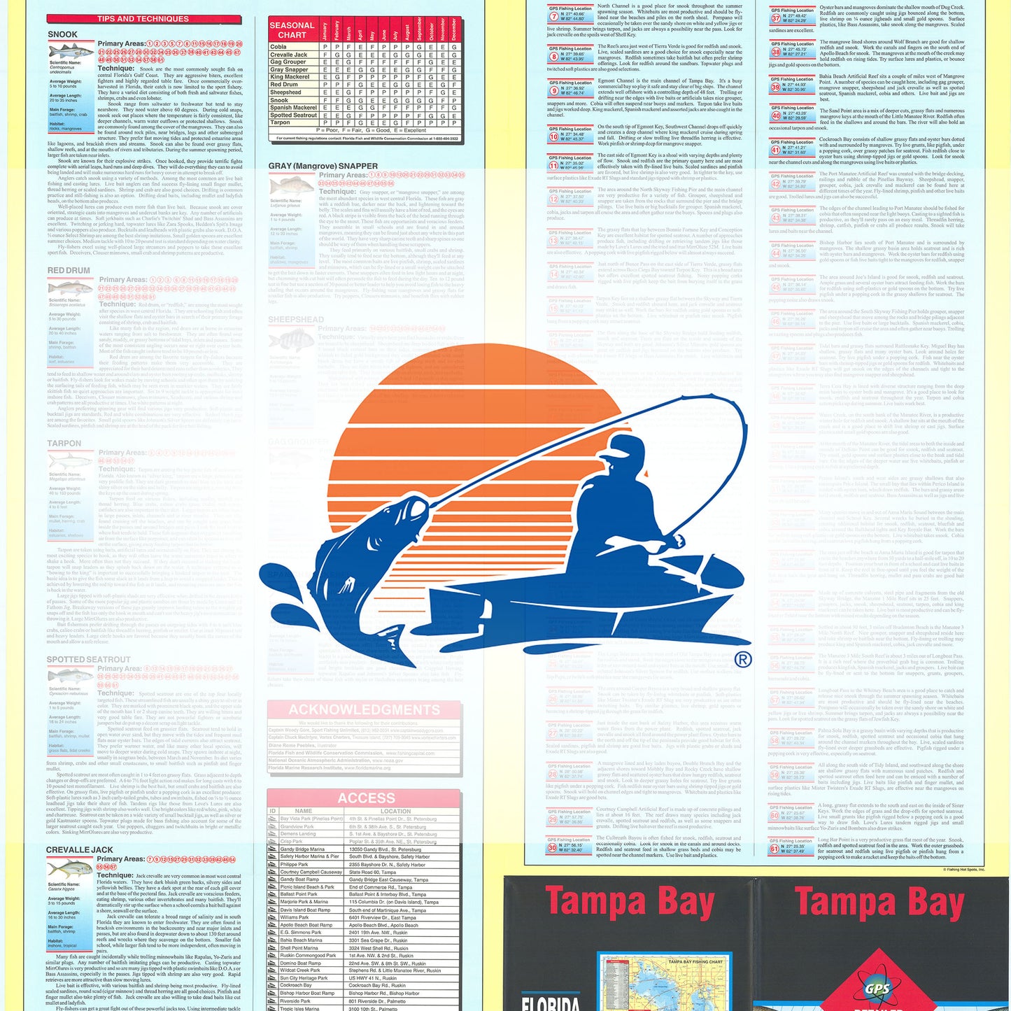 Tampa Bay Fishing Map
