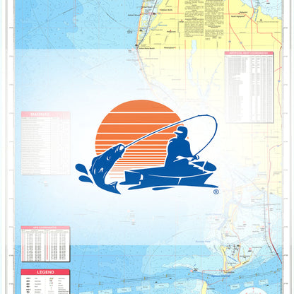 St. Petersburg  Passage Key Inlet to Clearwater Pass Fishing Map