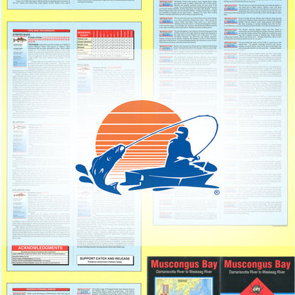 MUSCONGUS BAY FISHING MAP