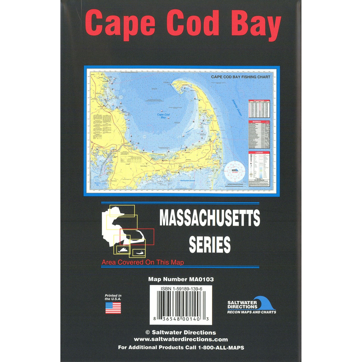 Cape Cod Bay Fishing Map