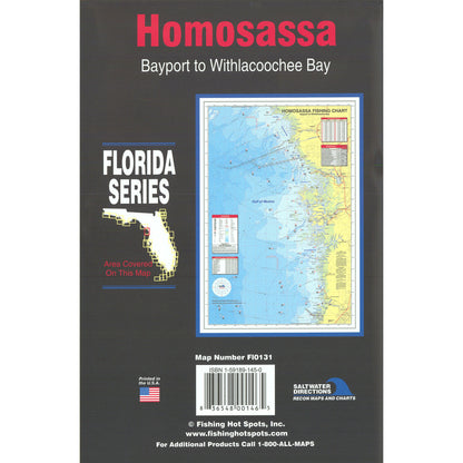 Homosassa  Bayport to Withlacoochee Bay Fishing Map