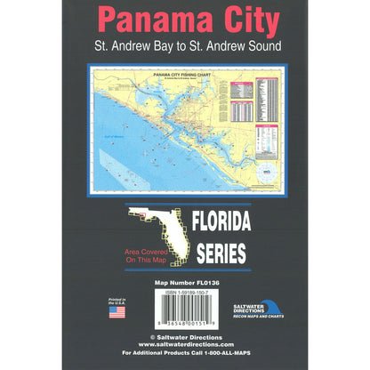 Panama City  St Andrew Bay to St Andrew Sound Fishing Map