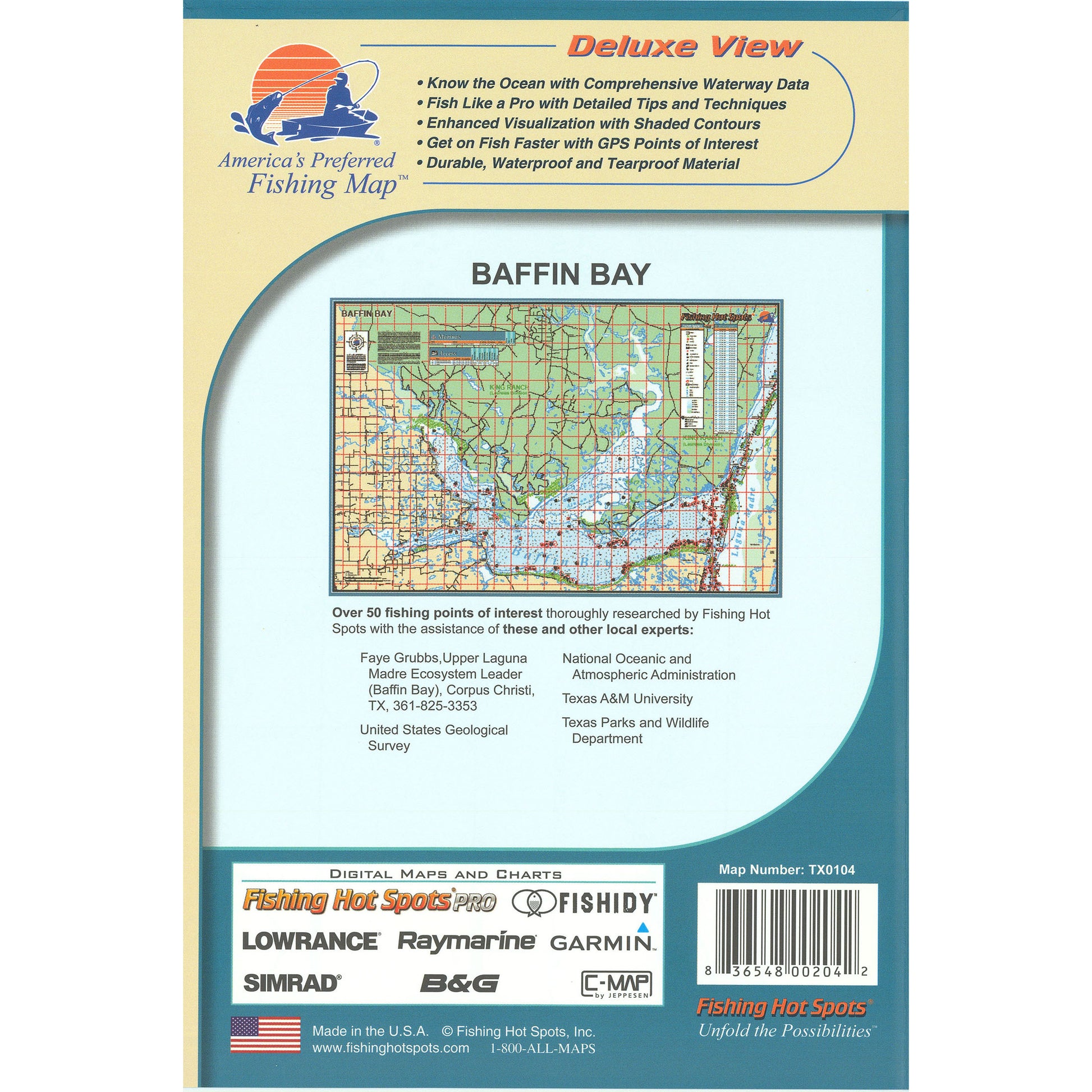 Baffin Bay Fishing Map