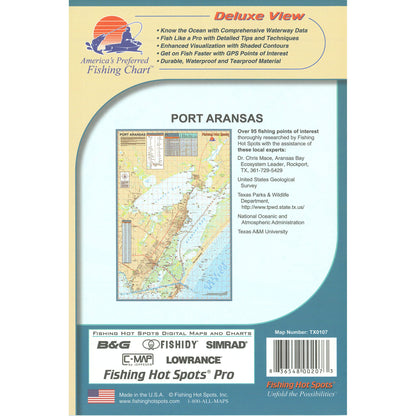 Port Aransas Fishing Map