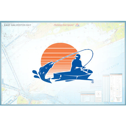 East Galveston Bay Fishing Map