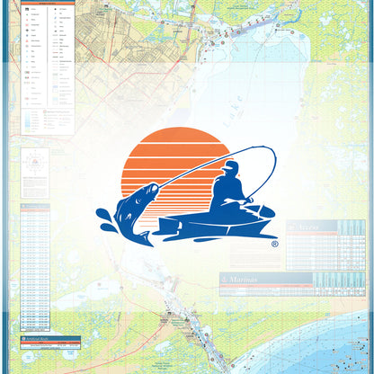 Sabine Lake Fishing Map