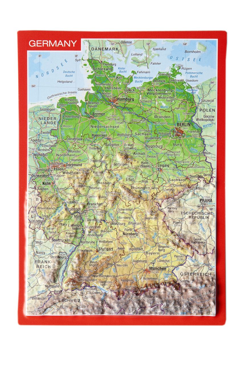 Germany Raised Relief 3D Postcard