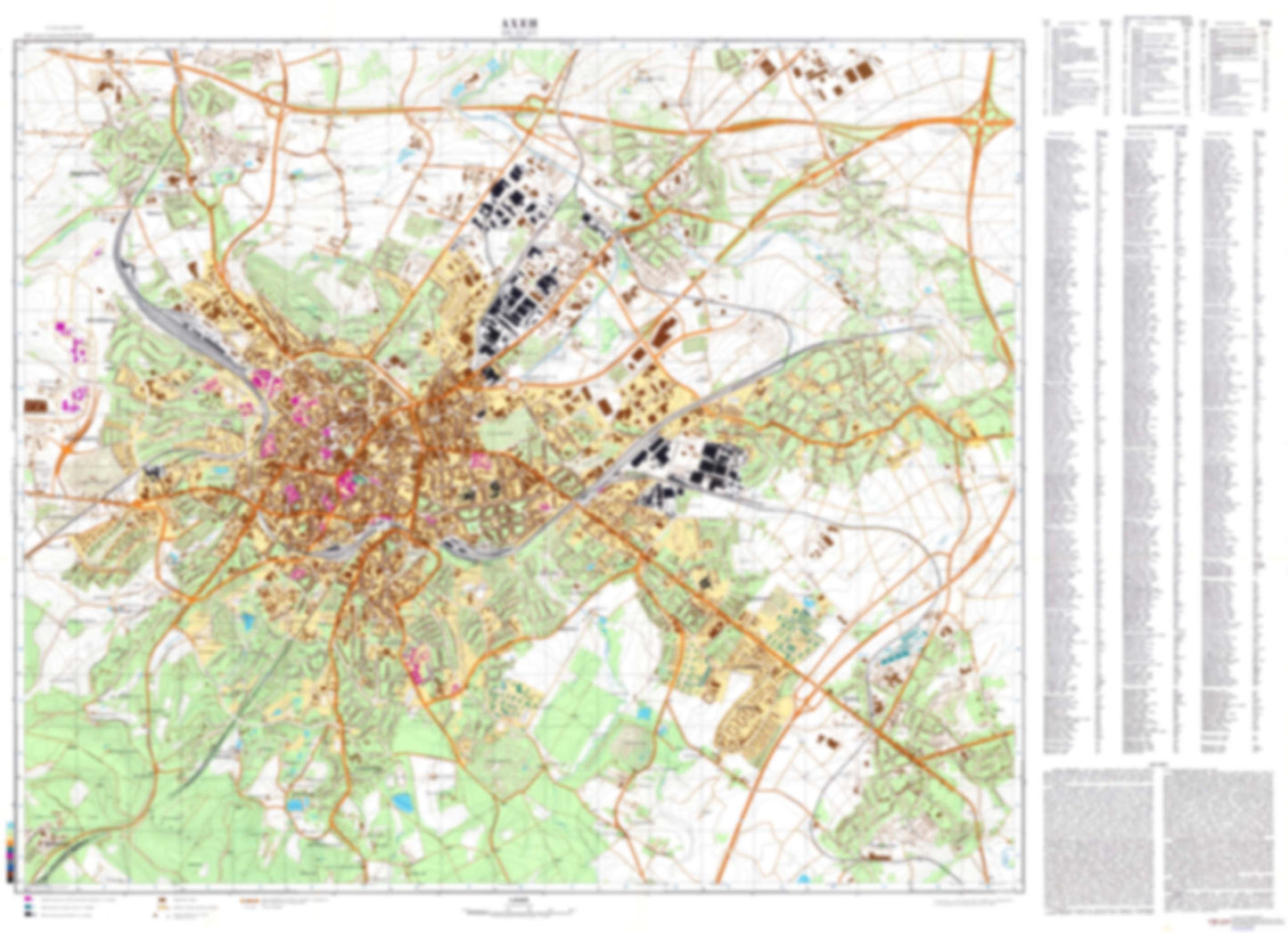 Aachen (Germany) - Soviet Military City Plans