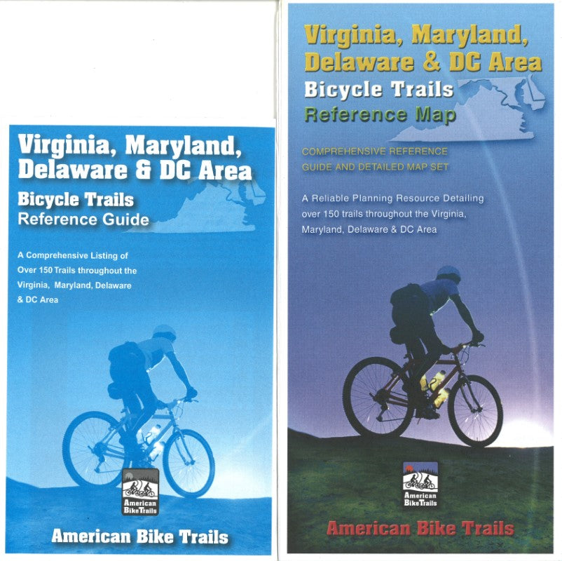 Virginia, Maryland, Delaware, DC Trails Reference Map & Guide Set