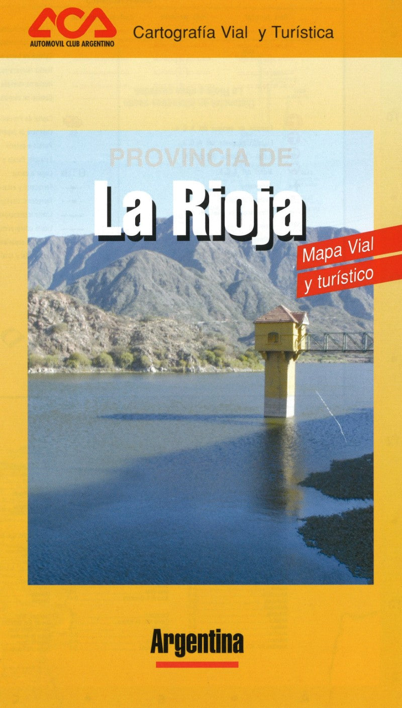La Rioja provincial road map