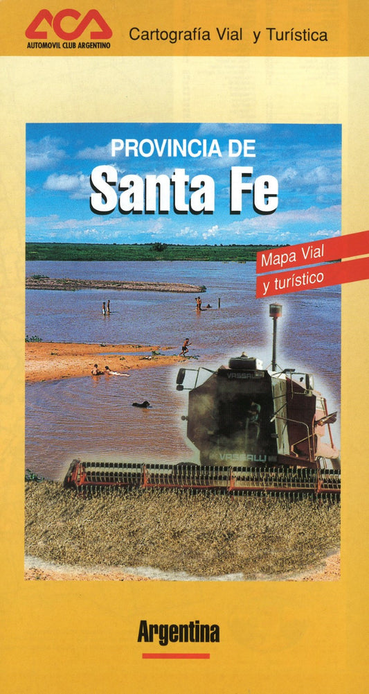 Santa Fe provincial road map