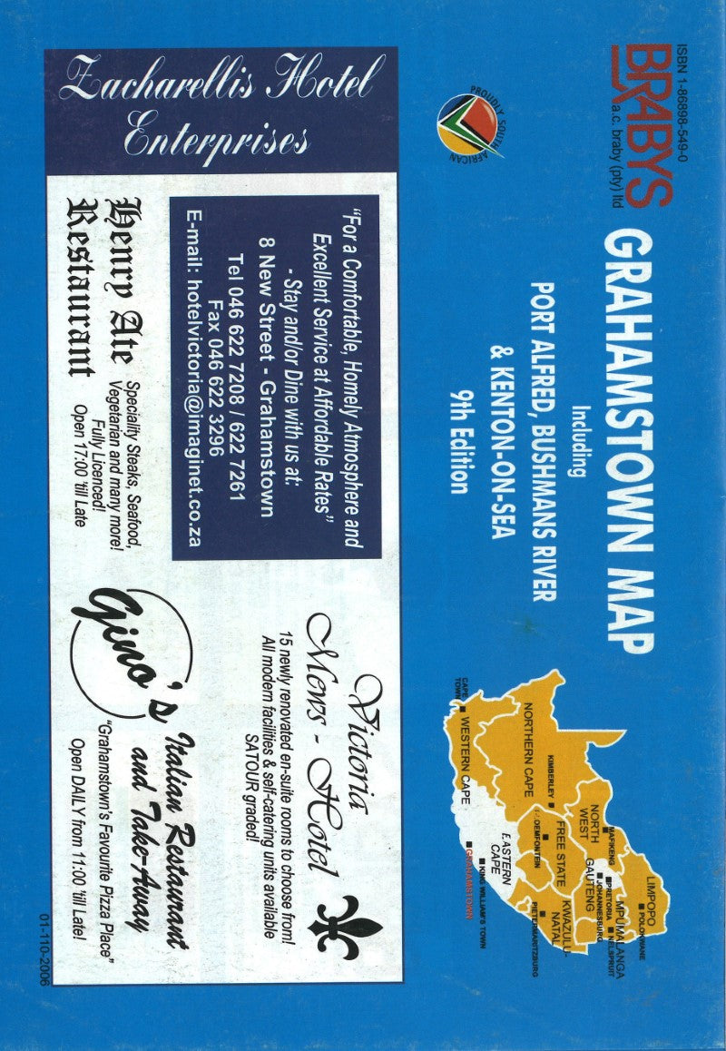 Grahamstown Map – Longitude Maps