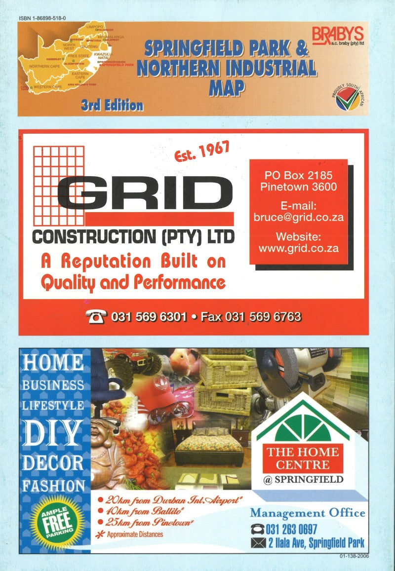 Springfield Park & Northern Industrial map