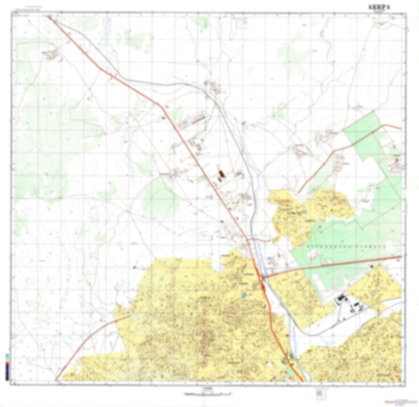 Accra 1 (Ghana) - Soviet Military City Plans