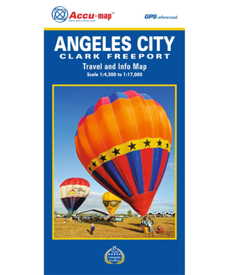 Angeles City, Clark, & Freeport Travel and Info Maps