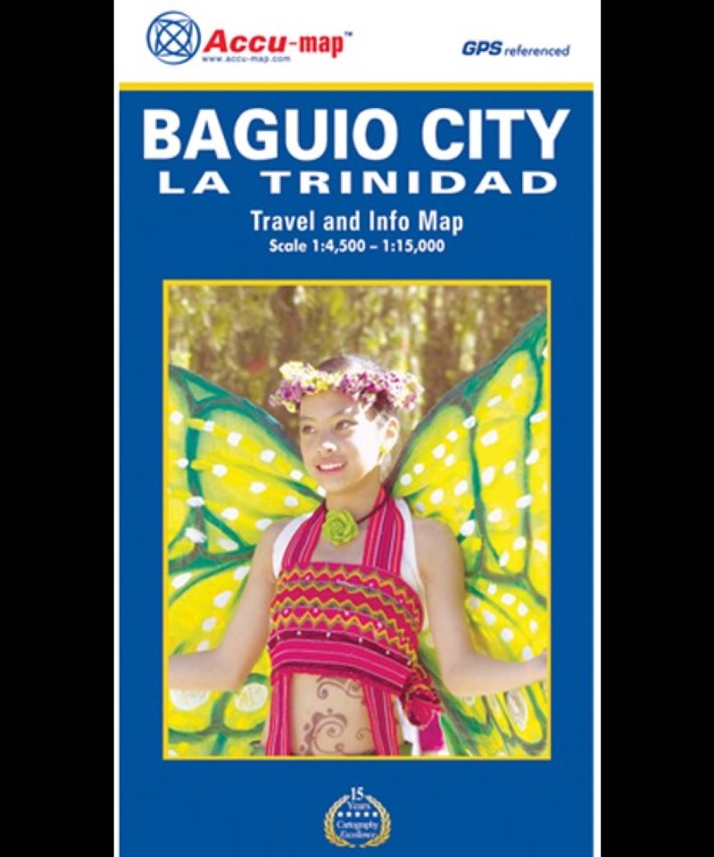 Baguio City & La Trinidad Travel and Info Map