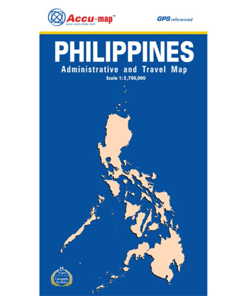 Philippines administrative and travel map : scale 1:2,700,000