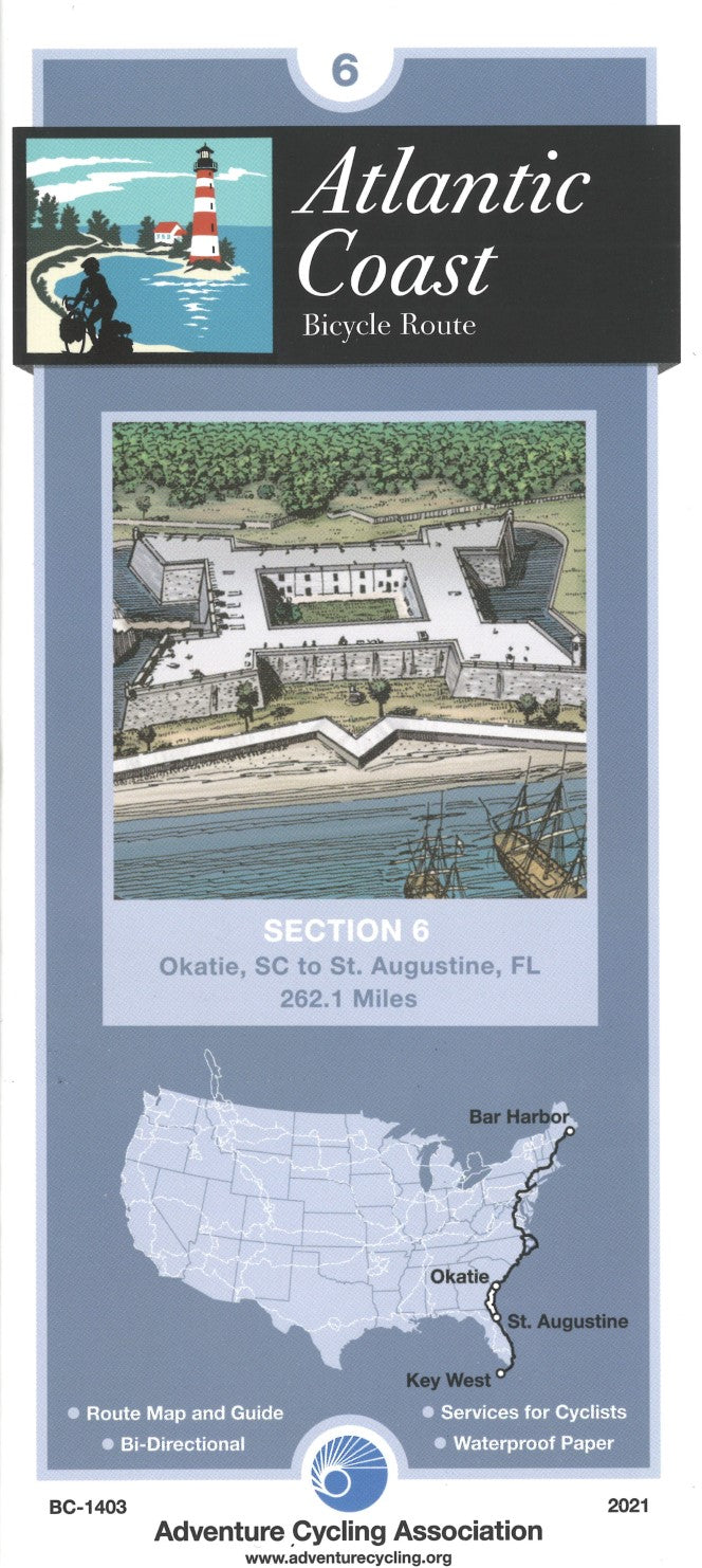 Atlantic Coast Bicycle Route Section 6 Map