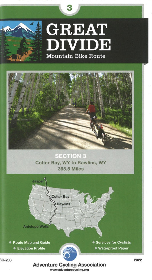 Great Divide Mountain Bike Route #3 Colter Bay, WY - Rawlins, WY