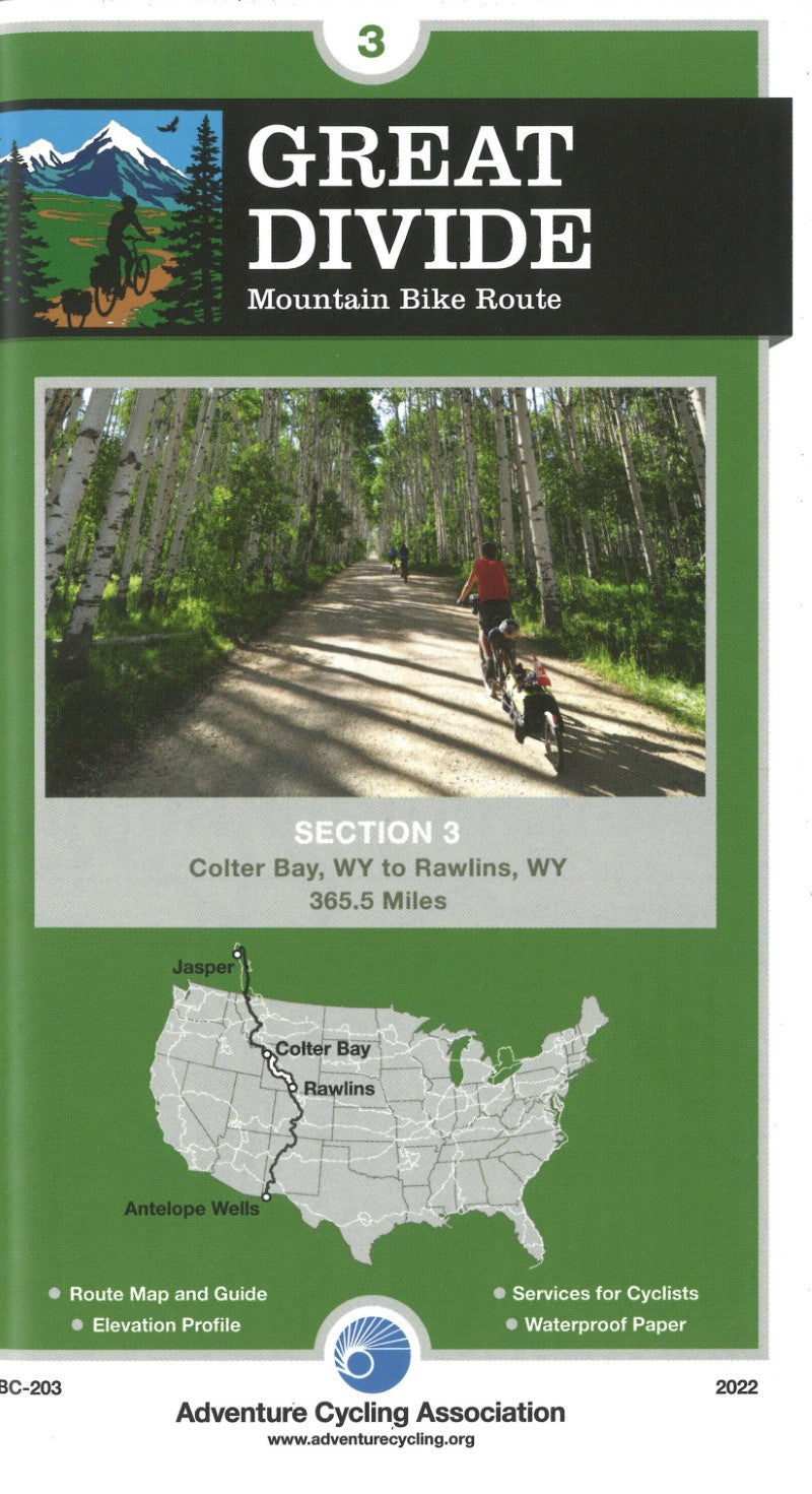 Great Divide Mountain Bike Route #3 Colter Bay, WY - Rawlins, WY