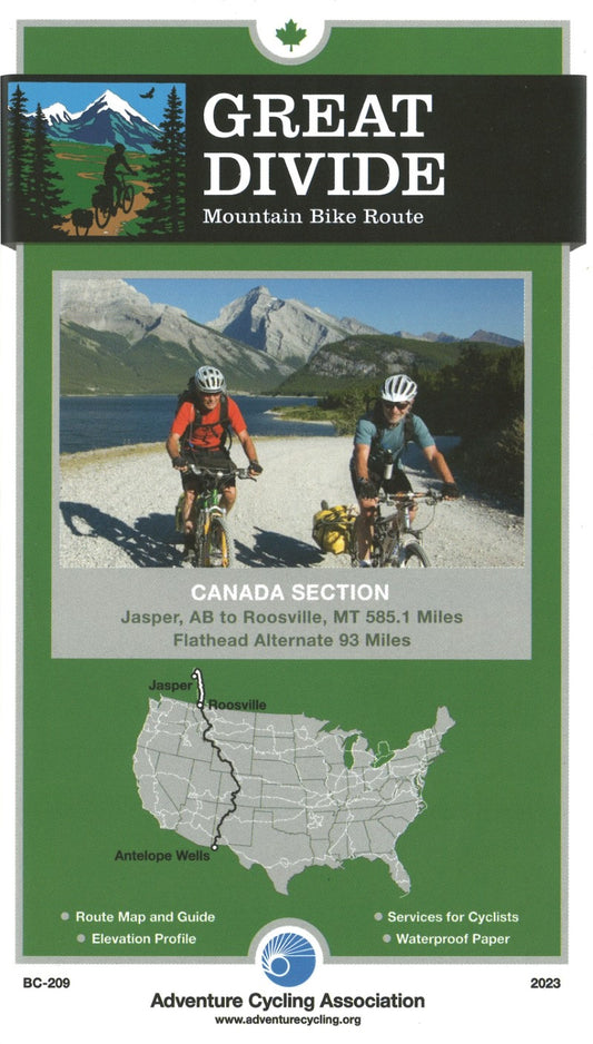 Great Divide Mountain Bike Route (Canada Section) - Banff, Alberta - Roosville, MT