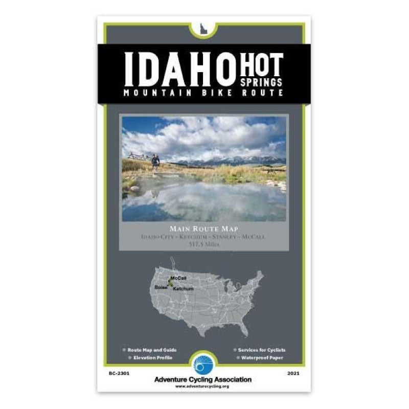 Idaho Hot Springs Mountain Bike Route Main Route Map