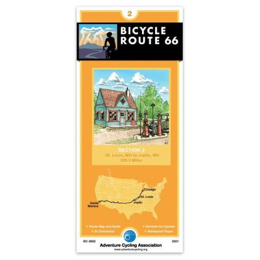 Route 66 Cycling Map #2