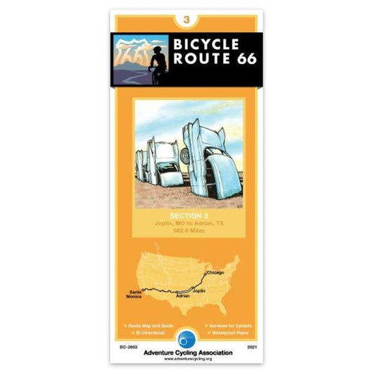 Route 66 Cycling Map #3