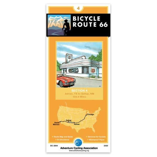 Route 66 Cycling Map #4