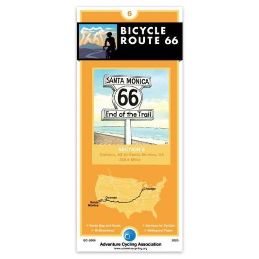 Route 66 Cycling Map #6