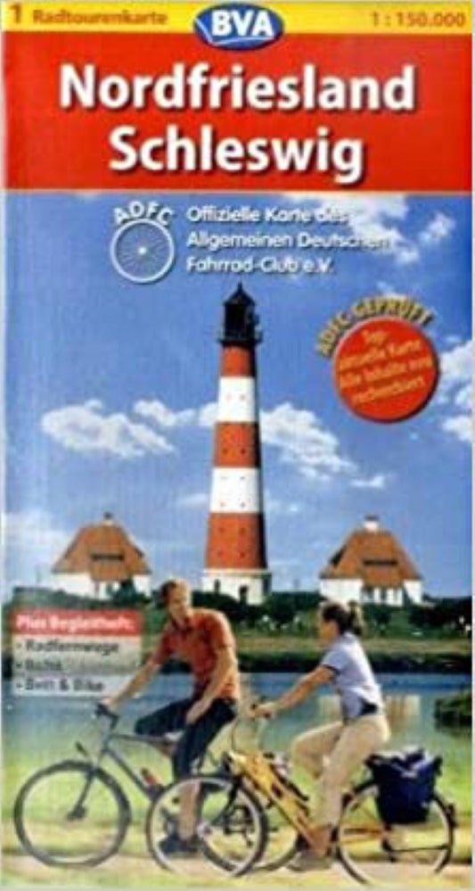 Nordfriesland / Schleswig Germany Cycling Map sheet 1