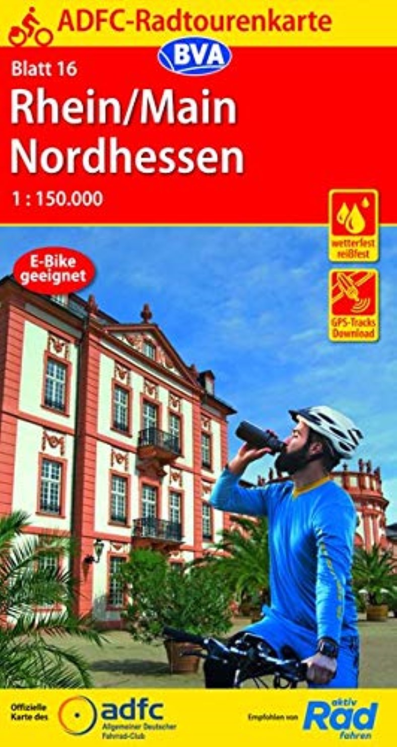 Rhein/Main Nordhessen - Germany Cycling Map Sheet 16