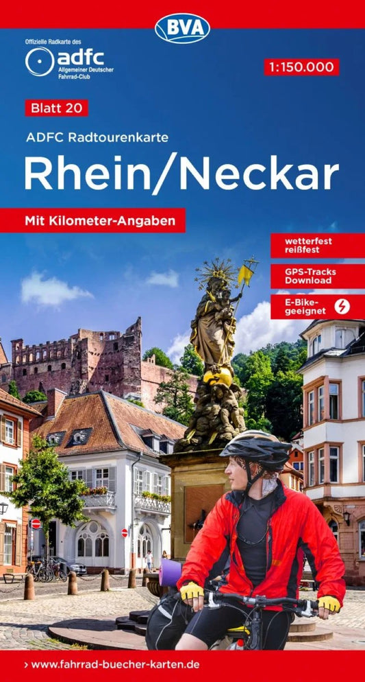 Rhein / Neckar cycling map, Sheet 20