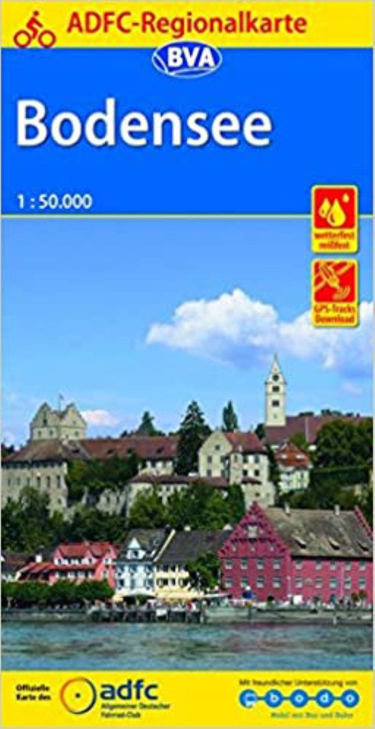 Bodensee cycling map