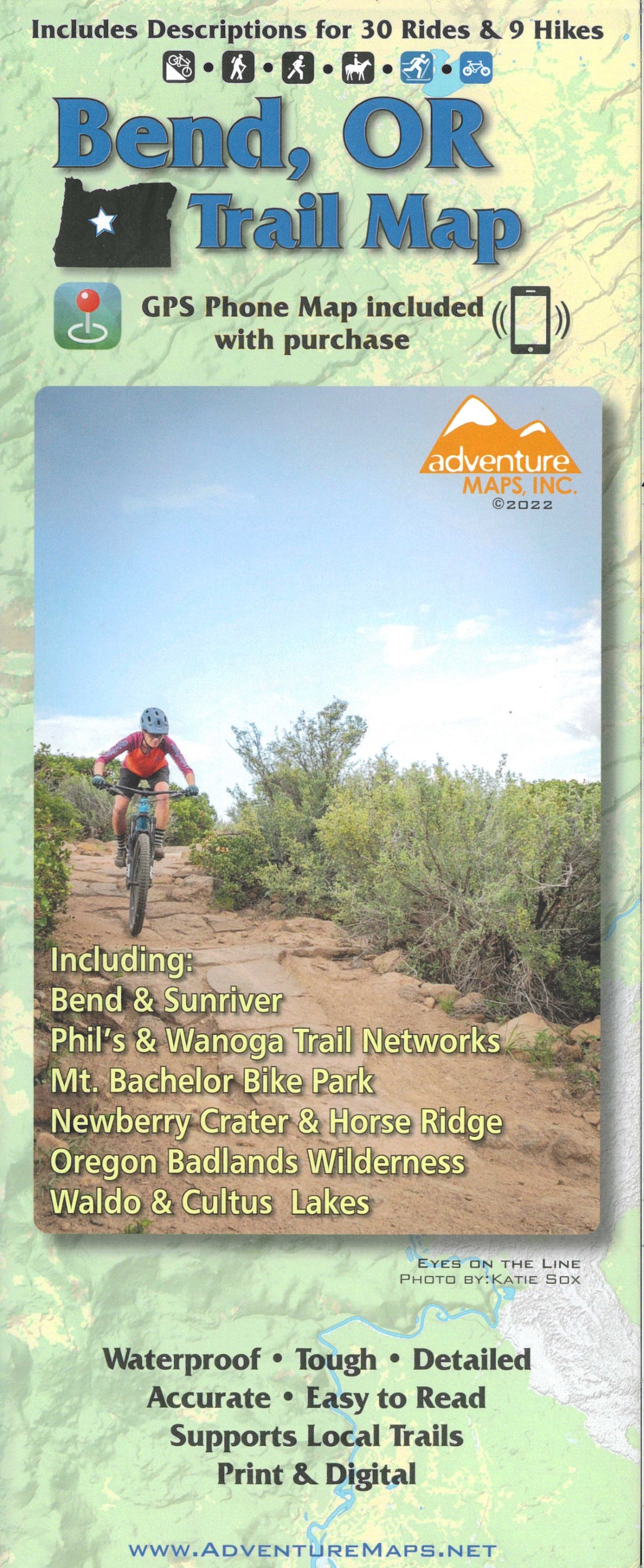 Bend, Oregon, Trail Map