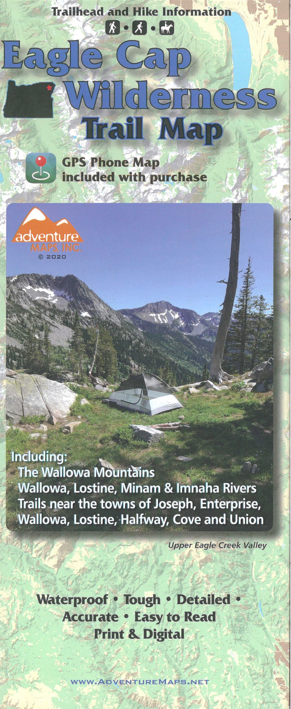 Eagle Cap Wilderness Trail Map