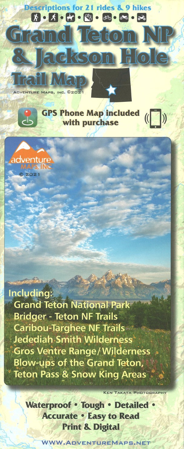 Jackson Hole & Grand Teton NP Trail Map